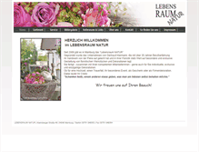 Tablet Screenshot of lebensraum-natur.eu